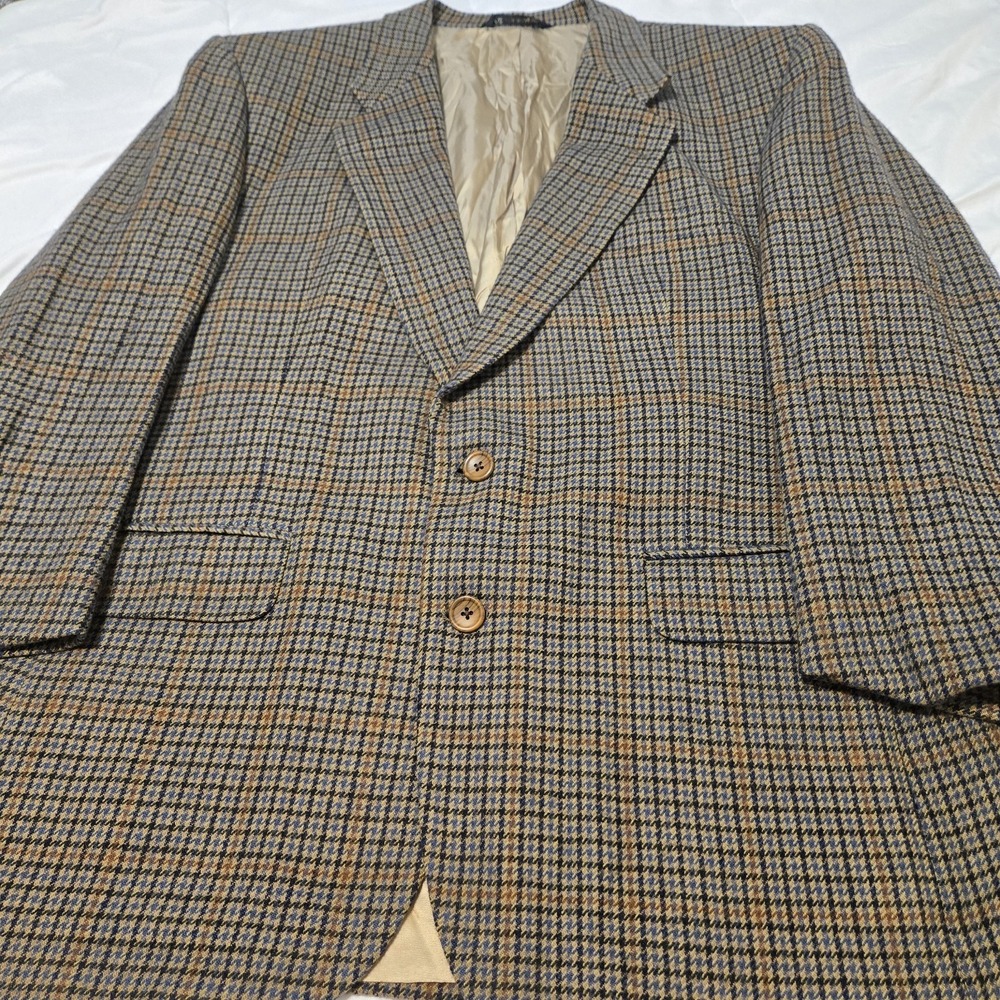 Vintage Burberrys Saks Fifth Ave Men's Overcoat 100% Cashmere Size 42-44 #486021